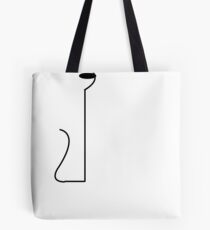 The cat's question Tote Bag