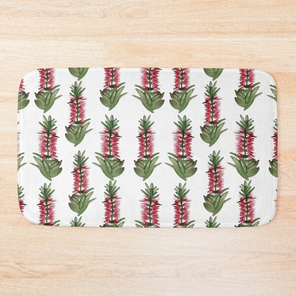 Item preview, Australian Native Bottlebrush Flower Pattern designed and sold by Annalee Beer.