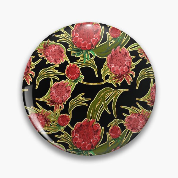 Item preview, Beautiful Australian Native Flowers - King Protea and Grevillea designed and sold by Annalee Beer.