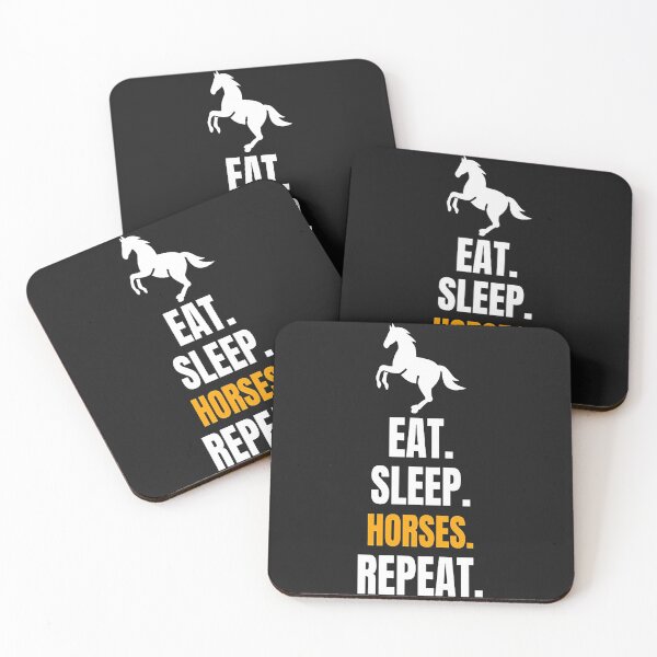 Item preview, Eat. Sleep. Horses. Repeat. designed and sold by ZEDSOU ⭐⭐⭐⭐⭐.