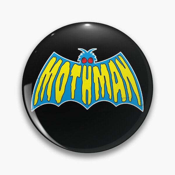 Aperçu de l'œuvre Vintage Mothman Logo Bleu & Jaune créée et vendue par petestyles.