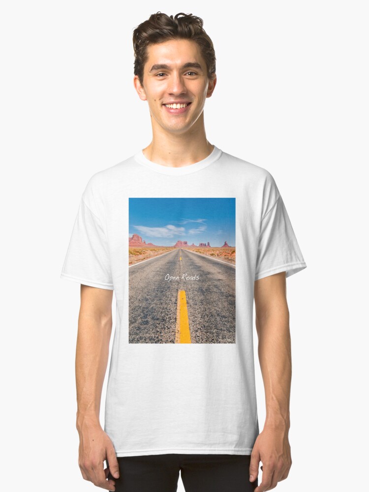 Alternate view of Where we're going, We don't need roads! Classic T-Shirt