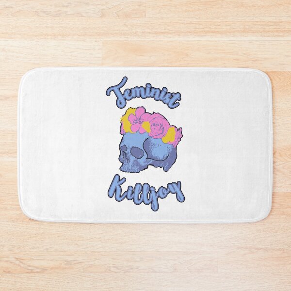 Item preview, Feminist Killjoy Floral Skull Print designed and sold by Annalee Beer.