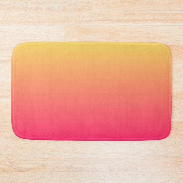 Item preview, preppy modern chic girly hot pink orange fuschia ombre designed and sold by LEILA ART SPACE.