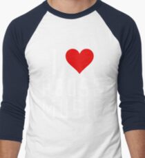 i love house music Men's Baseball ¾ T-Shirt