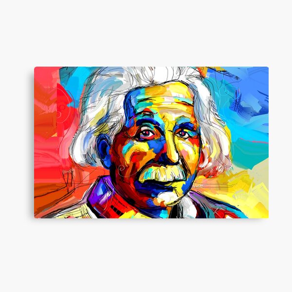 albert einstein Impression sur toile