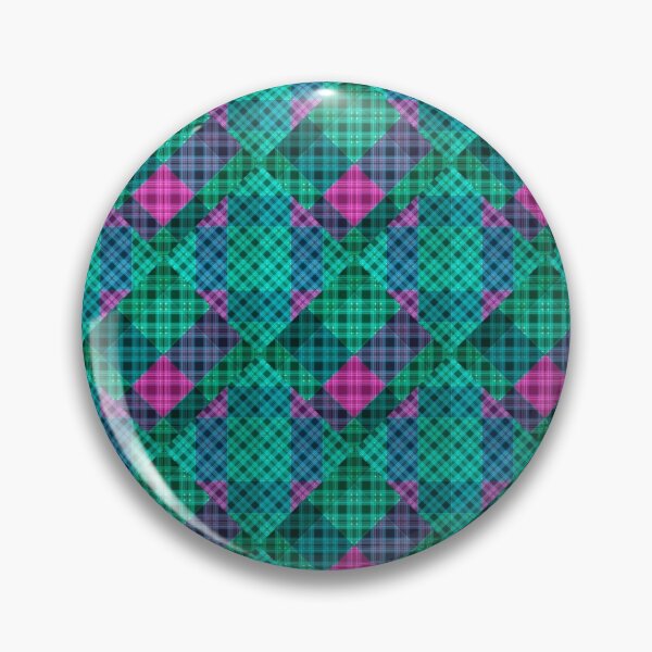 Item preview, Turquoise green plaid  designed and sold by fuzzyfox.