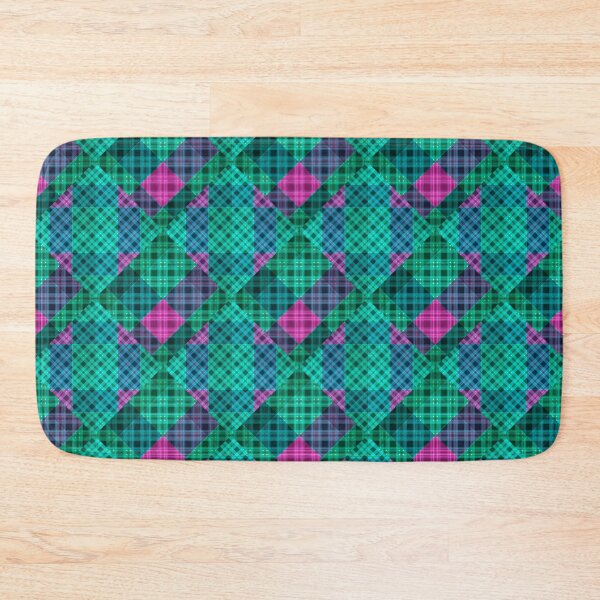 Item preview, Turquoise green plaid  designed and sold by fuzzyfox.