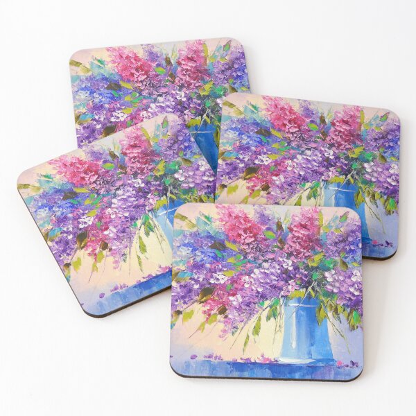 Item preview, Ramo de lilas en un jarrón designed and sold by Olha Darchuk.