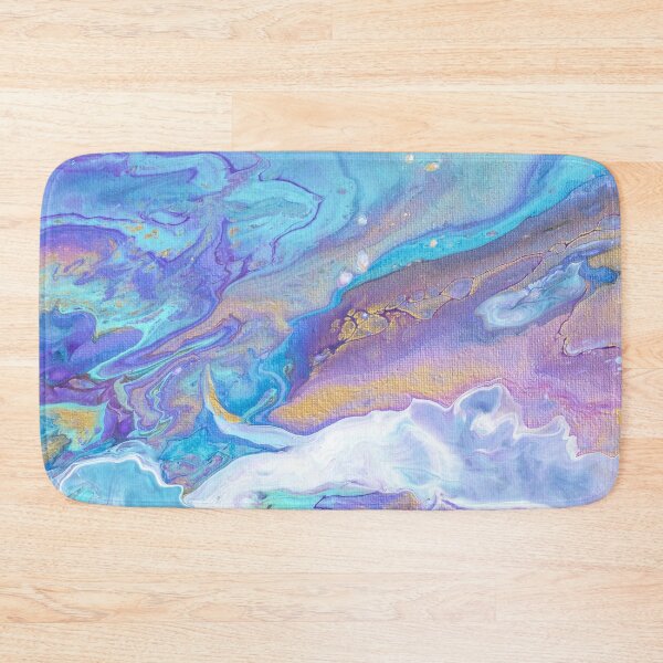 Item preview, Inky Blue Abstract Art designed and sold by aprilbernphoto.