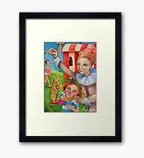 Circus Trainer Framed Print