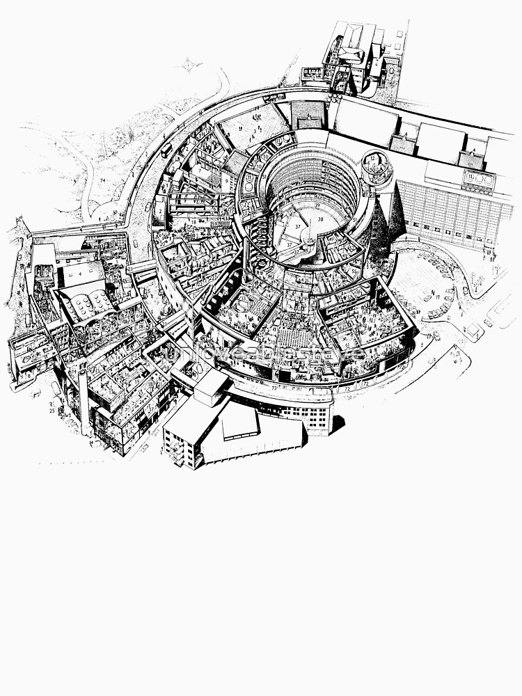 BBC Television Centre floorplan by unloveablesteve