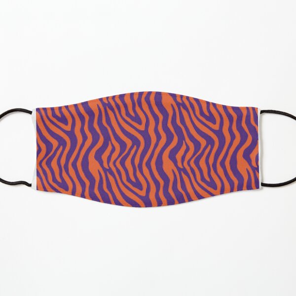 Clemson Tigers Stripes Kids Mask