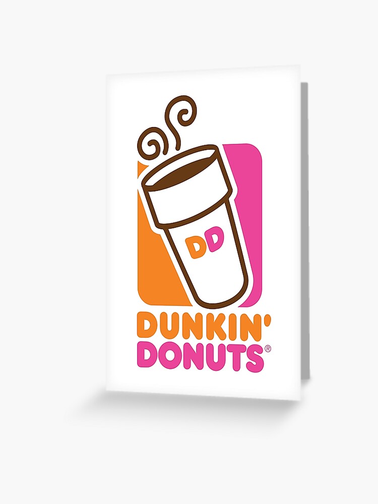 Dunkin Donuts Greeting Card By Sophmichaelson Redbubble