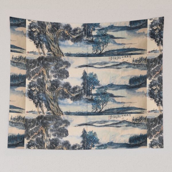 Item preview, YT80 - AU 54 - Poplars Relaxing In Spring designed and sold by Zhongwu AO.