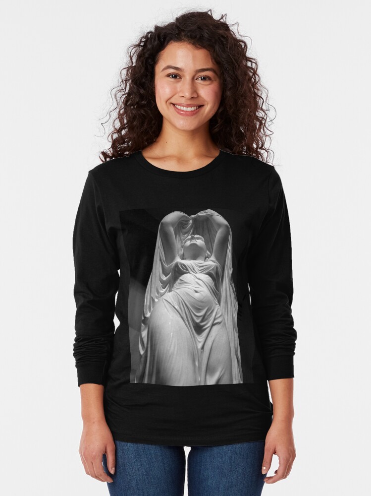 Alternate view of Undine Rising from the Waters. Chauncey Bradley Ives Long Sleeve T-Shirt