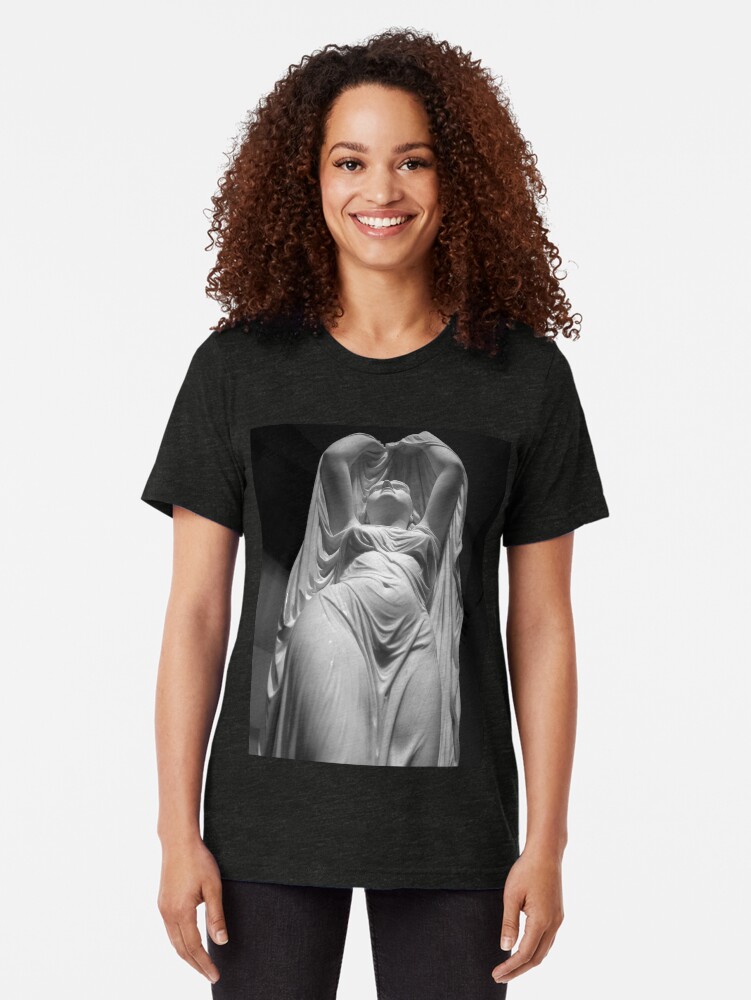 Alternate view of Undine Rising from the Waters. Chauncey Bradley Ives Tri-blend T-Shirt