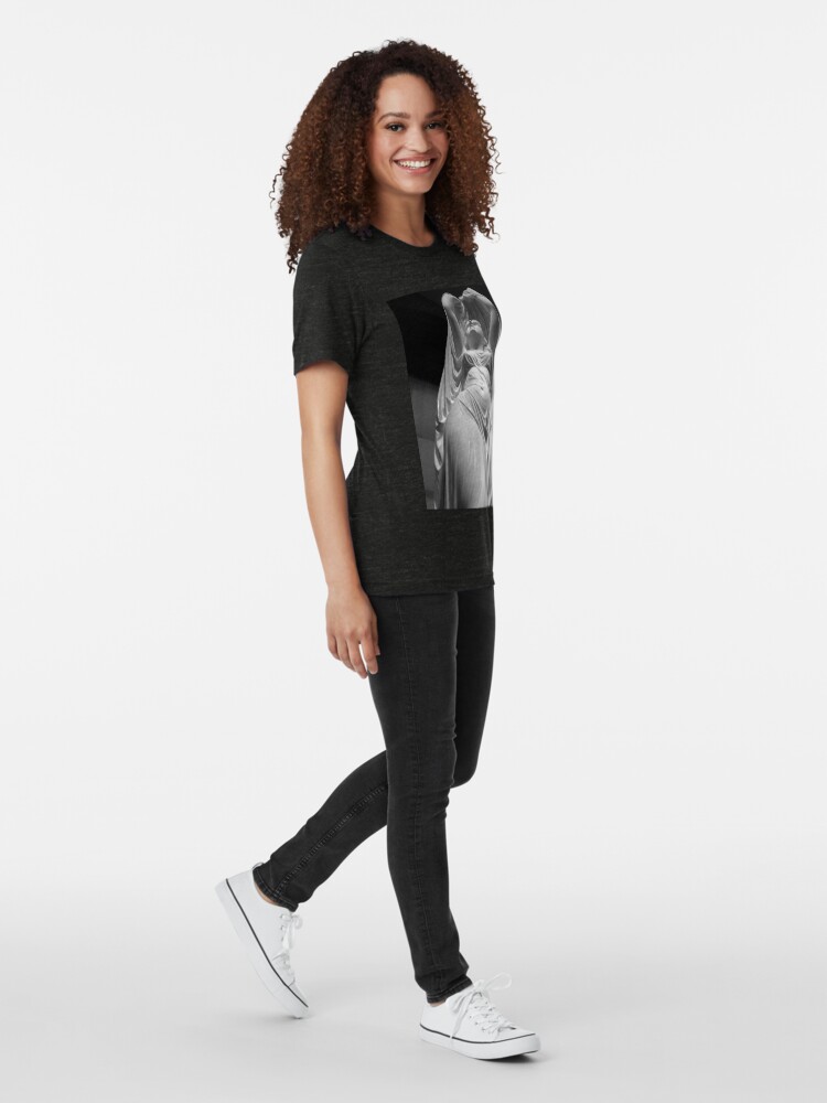 Alternate view of Undine Rising from the Waters. Chauncey Bradley Ives Tri-blend T-Shirt