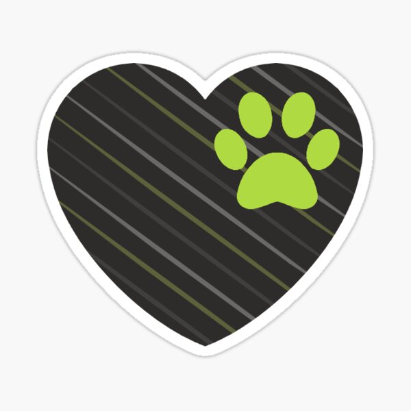 Chat Noir Heart Sticker By Landturtlealyce Redbubble