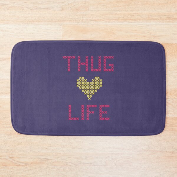 Item preview, Cute Cross Stitch Thug Life Mashup designed and sold by magentasponge.