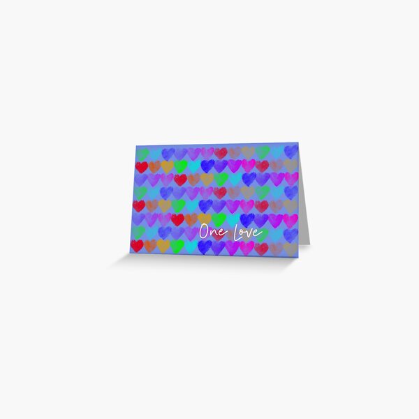 One Love - Inspired by Britain’s Children During Covid19 Pandemic Greeting Card