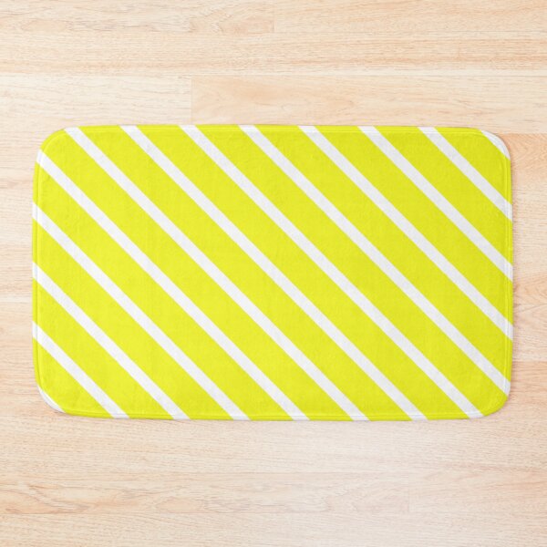 Item preview, Lemon Curd Diagonal Stripes designed and sold by Moonshine Paradise.