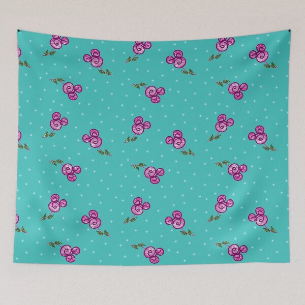 Item preview, Magical mouse flower and garden festival print  designed and sold by TheDoodleFairy.