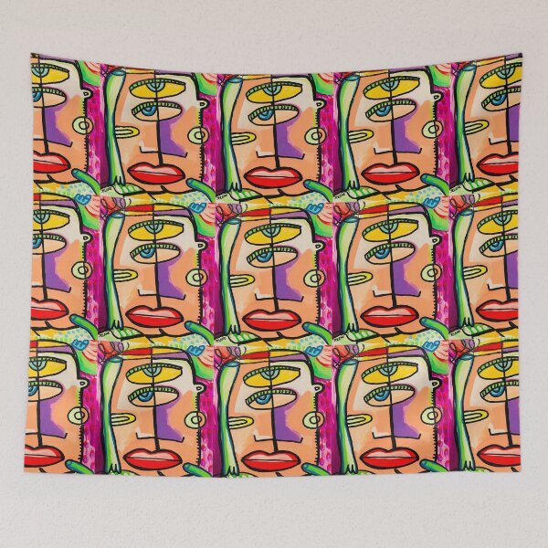 Item preview, Too Close Abstract Art Painting by Jelene.com designed and sold by Jelene.