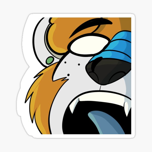 Gasping Dragonbear Sticker