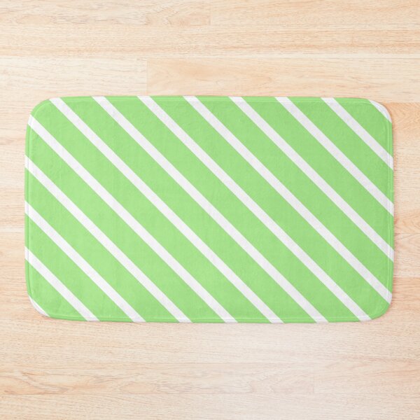 Item preview, Spearmint Diagonal Stripes designed and sold by Moonshine Paradise.