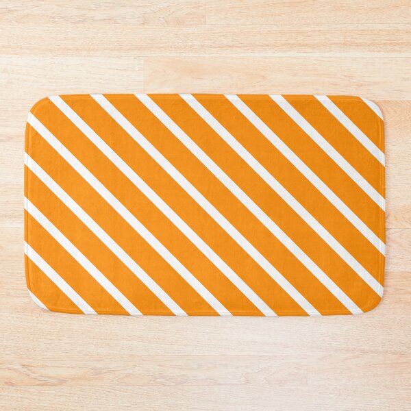 Item preview, Orange Marmalade Diagonal Stripes designed and sold by Moonshine Paradise.