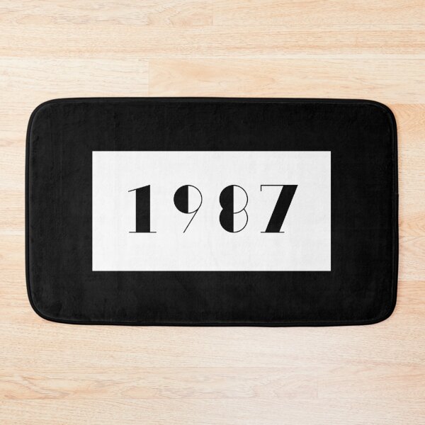 Item preview, Born in 1987 Vintage Text Numbers Birthday Birthdate  designed and sold by Birthdates.
