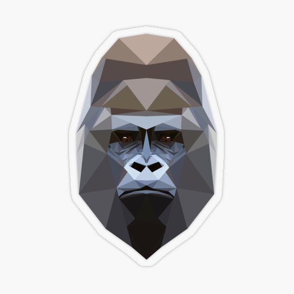 Gorilla Transparent Sticker