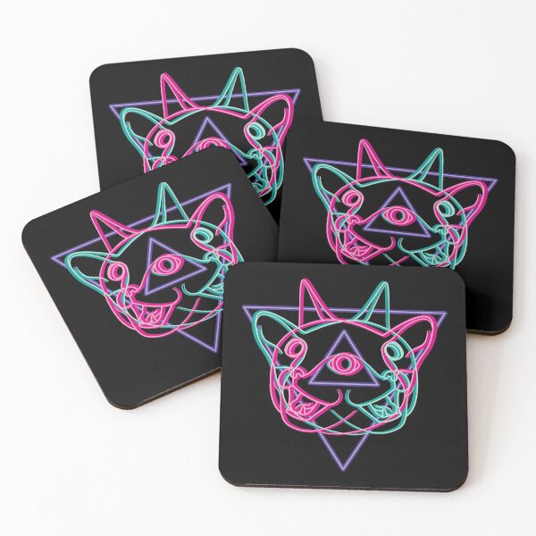 Item preview, Double Cat- neon designed and sold by Emily Thornton.