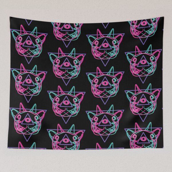 Item preview, Double Cat- neon designed and sold by Emily Thornton.