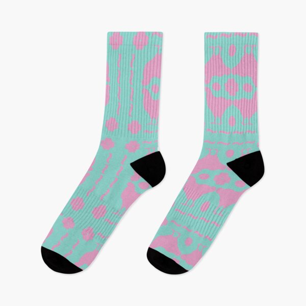 Item preview, Pink and Blue Chicken Pattern designed and sold by Rachael Martin.