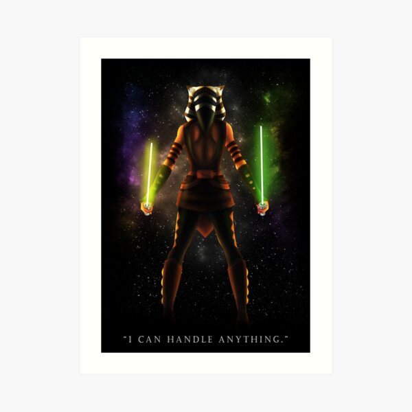 Ahsoka Tano - "Je peux tout gérer" Impression artistique
