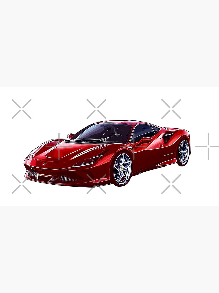 Red Ferrari - Ferrari - Sticker