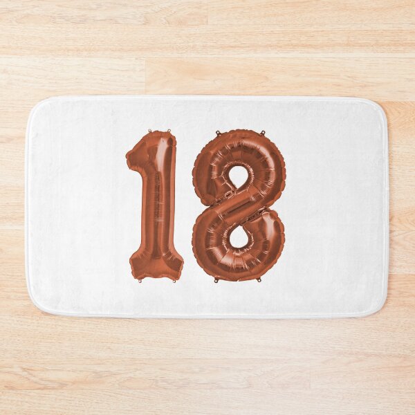 Item preview, Copper 18th Birthday Metallic Helium Balloons Numbers designed and sold by Birthdates.