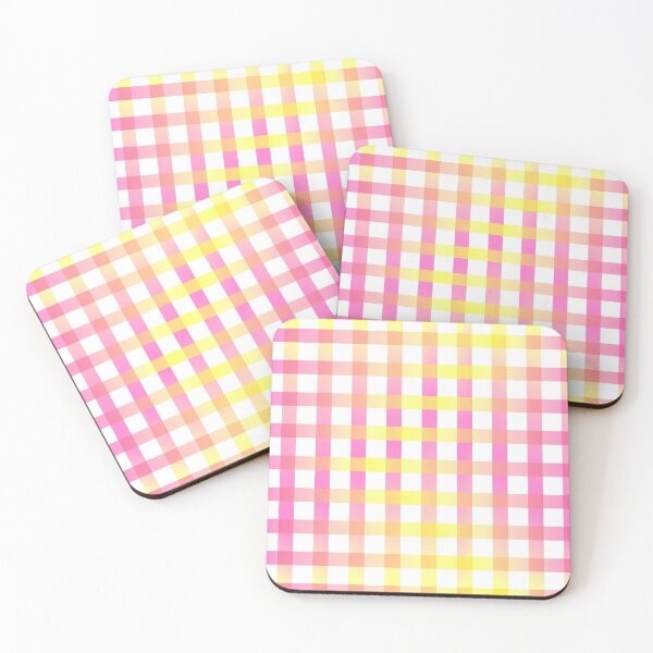 Item preview, Plaid Pattern in Pink Lemonade designed and sold by magentasponge.