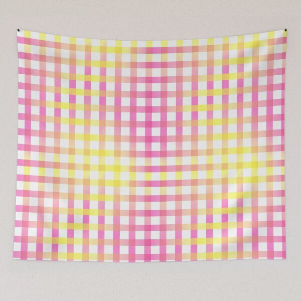 Item preview, Plaid Pattern in Pink Lemonade designed and sold by magentasponge.