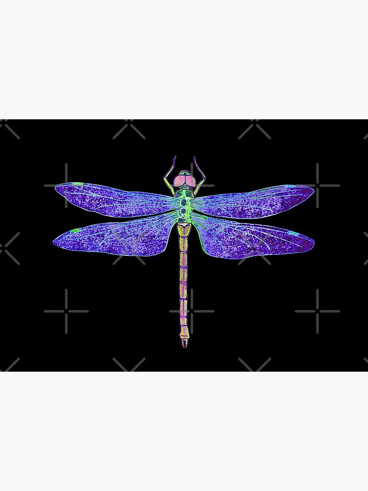Purple and Green Dragonfly by SherDigiScraps