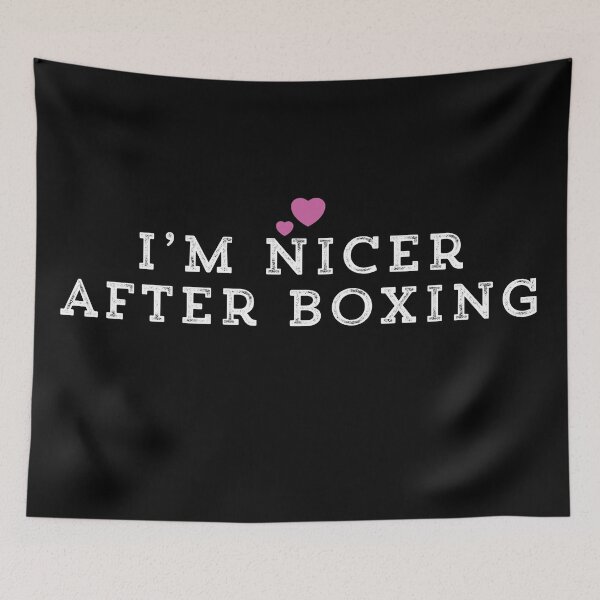 Item preview, I’m Nicer After Boxing designed and sold by Ouaday.