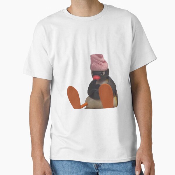Vista previa del artículo con la obra «Pingu enojado al salirse de bañar», diseñado y vendido por FaCurls.