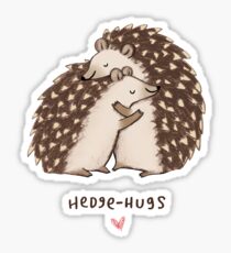 Hedge-hugs Sticker