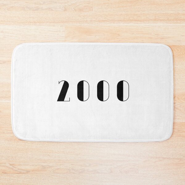 Item preview, Vintage Birthday 2000 Black Numbers Typography Birth Date designed and sold by Birthdates.