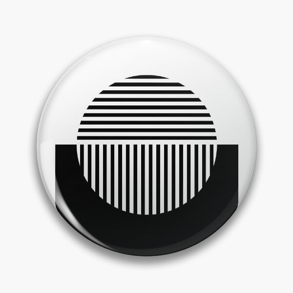 Item preview, Minimalist, geometric striped circle. designed and sold by PandaAvenue.
