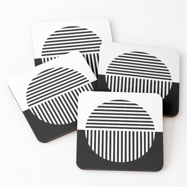 Item preview, Minimalist, geometric striped circle. designed and sold by PandaAvenue.