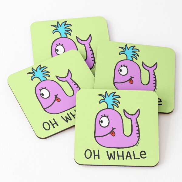 Item preview, Oh Whale by Jelene - Cute Pink Whale designed and sold by Jelene.