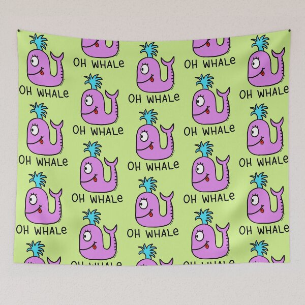 Item preview, Oh Whale by Jelene - Cute Pink Whale designed and sold by Jelene.